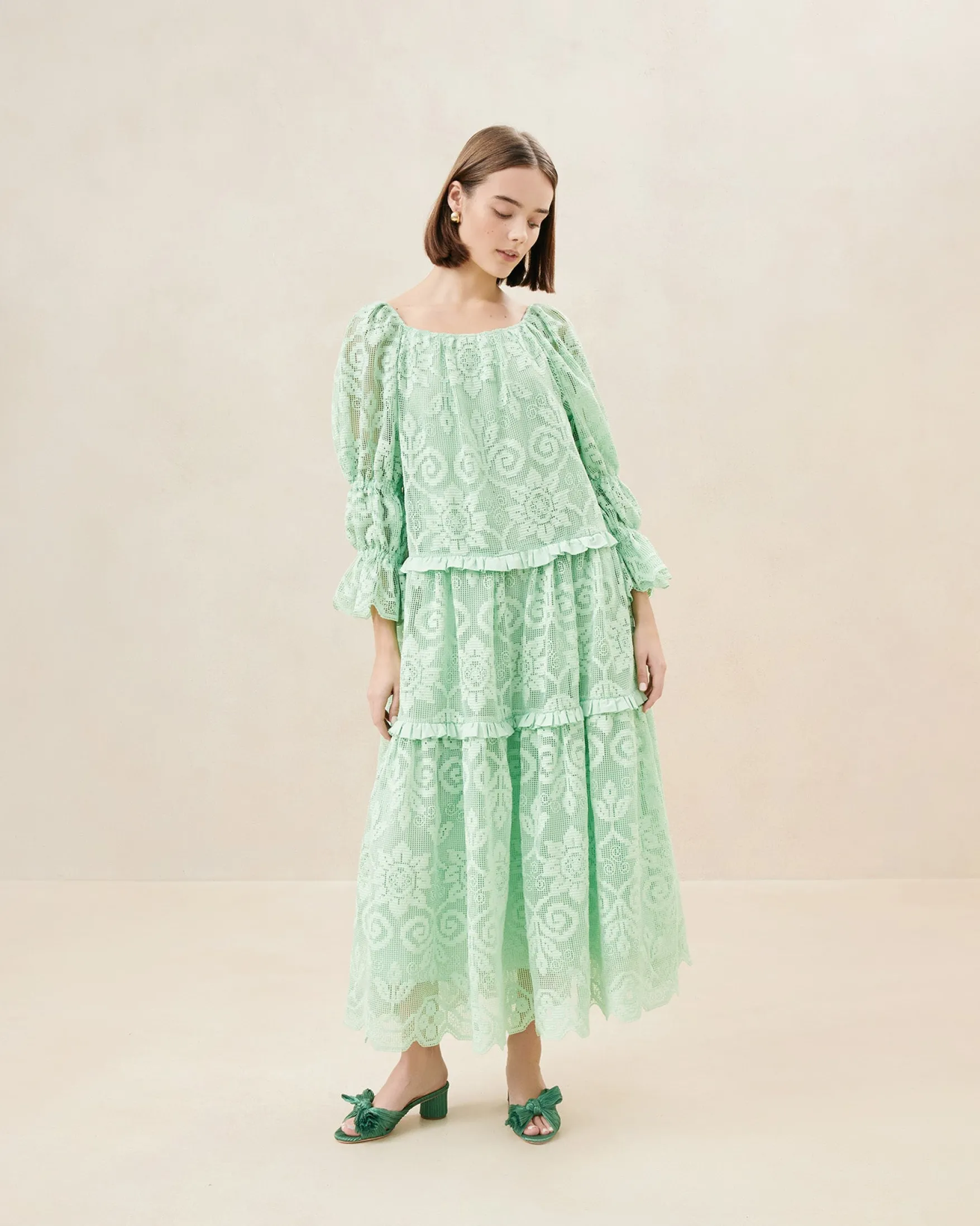 Best Antoinette Tiered Lace Dress FOR THE GUESTS|FOR THE BRIDE