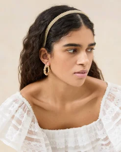 Hot Anya Gold/Hay Skinny Headband Set Event Essentials|Accessories