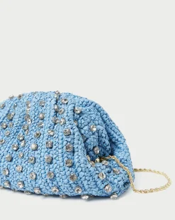 Best Bailey Blue/Crystal Dome Clutch SOMETHING BLUE|FOR THE GUESTS