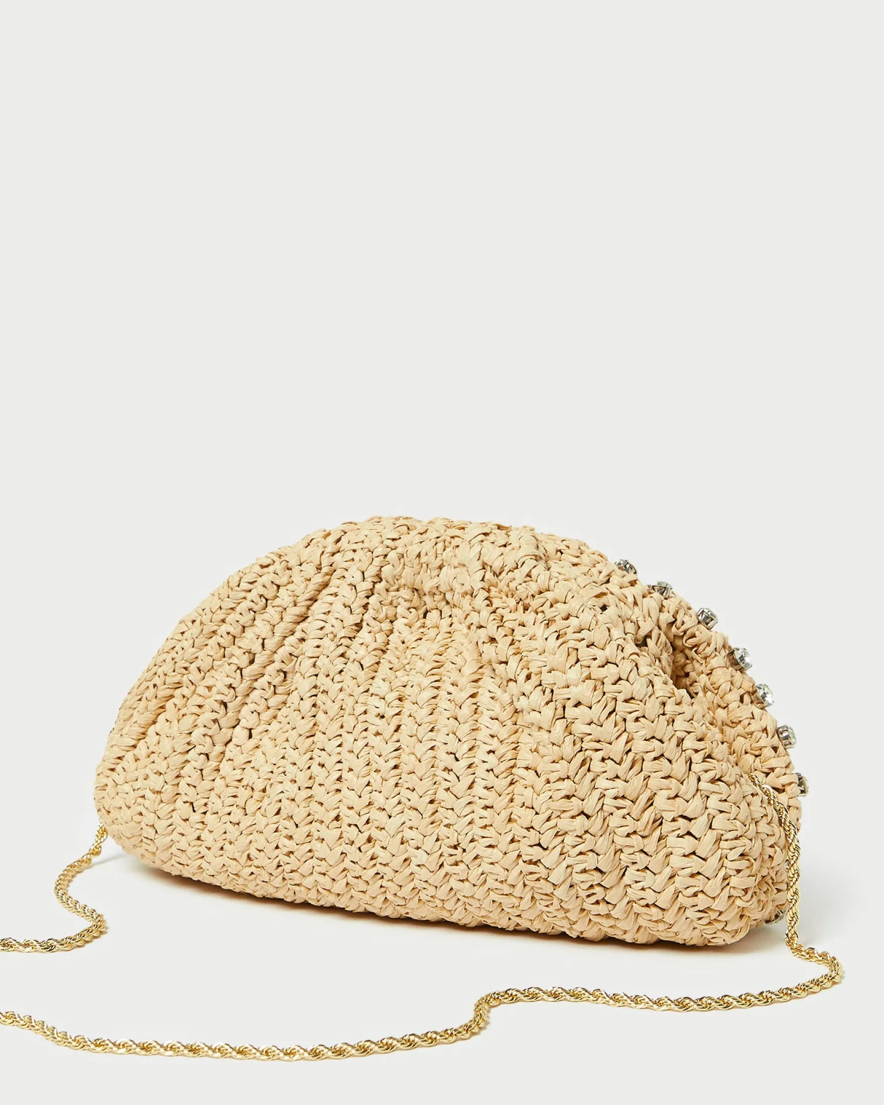 Best Bailey Blue/Crystal Dome Clutch SOMETHING BLUE|FOR THE GUESTS