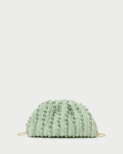 Best Bailey Blue/Crystal Dome Clutch SOMETHING BLUE|FOR THE GUESTS
