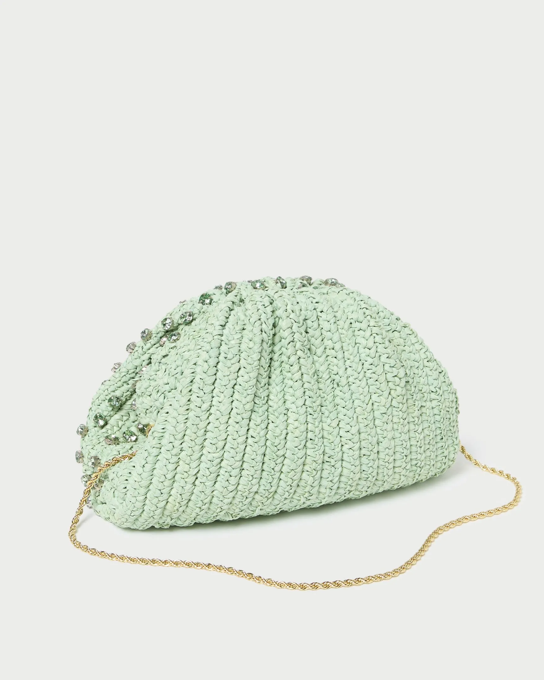 Best Bailey Blue/Crystal Dome Clutch SOMETHING BLUE|FOR THE GUESTS