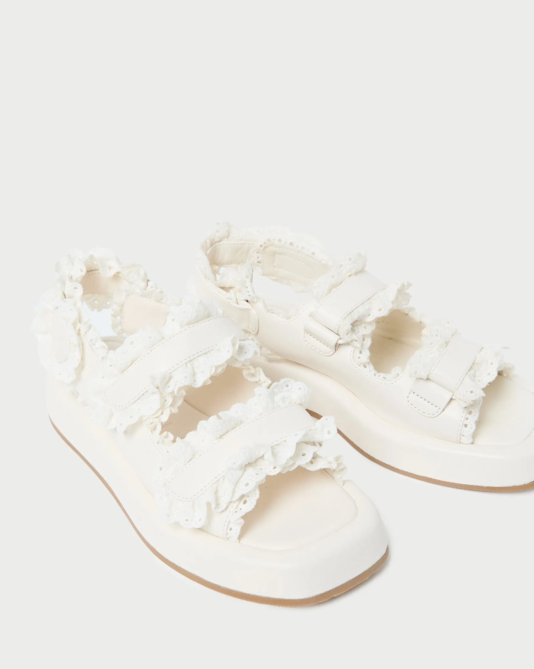 Online Blaise Leather Platform Sandal Casual Staples|Vacation Shop
