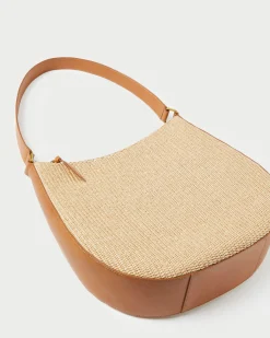 Bowen Natural Straw Hobo Casual Staples|Totes