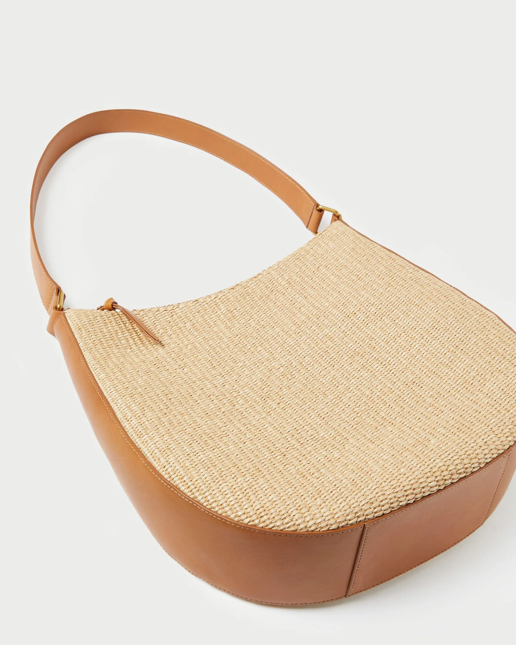 Bowen Natural Straw Hobo Casual Staples|Totes