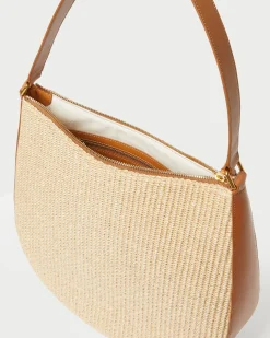 Bowen Natural Straw Hobo Casual Staples|Totes