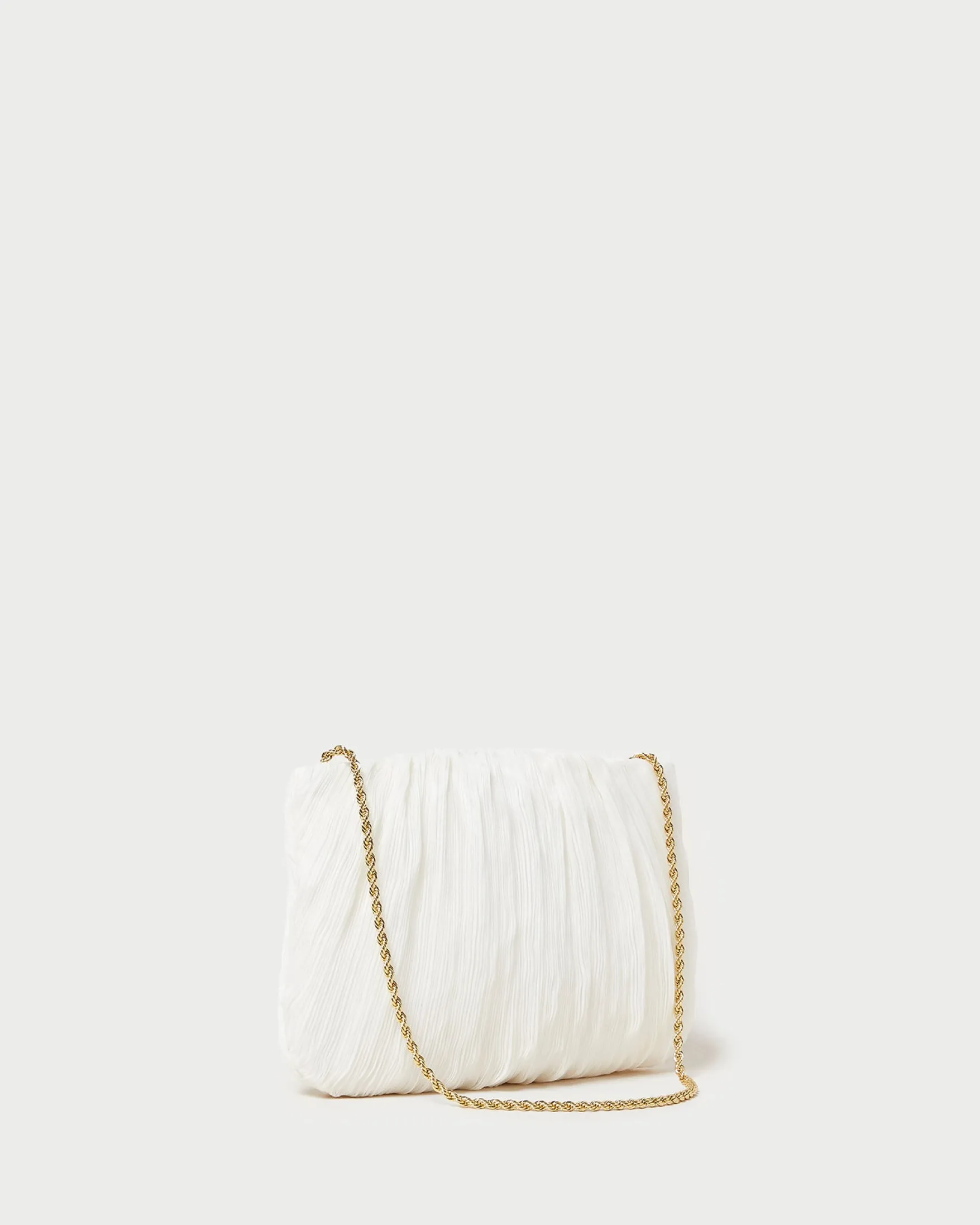 Brit Flat Pleated Clutch SOMETHING BLUE|FOR THE BRIDE