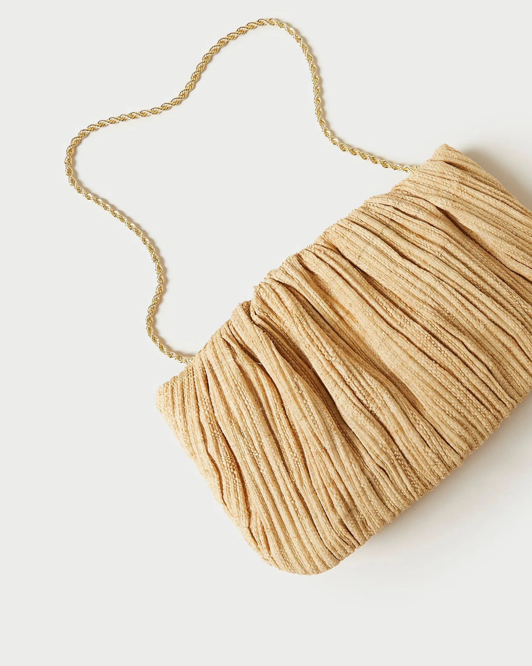 Brit Flat Pleated Clutch SOMETHING BLUE|FOR THE BRIDE