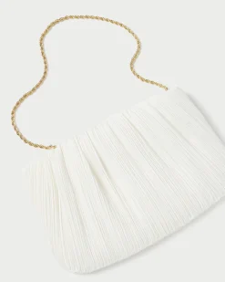 Brit Flat Pleated Clutch SOMETHING BLUE|FOR THE BRIDE
