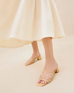 Hot Brooke /Crystal Mesh Mule FOR THE GUESTS|FOR THE BRIDE