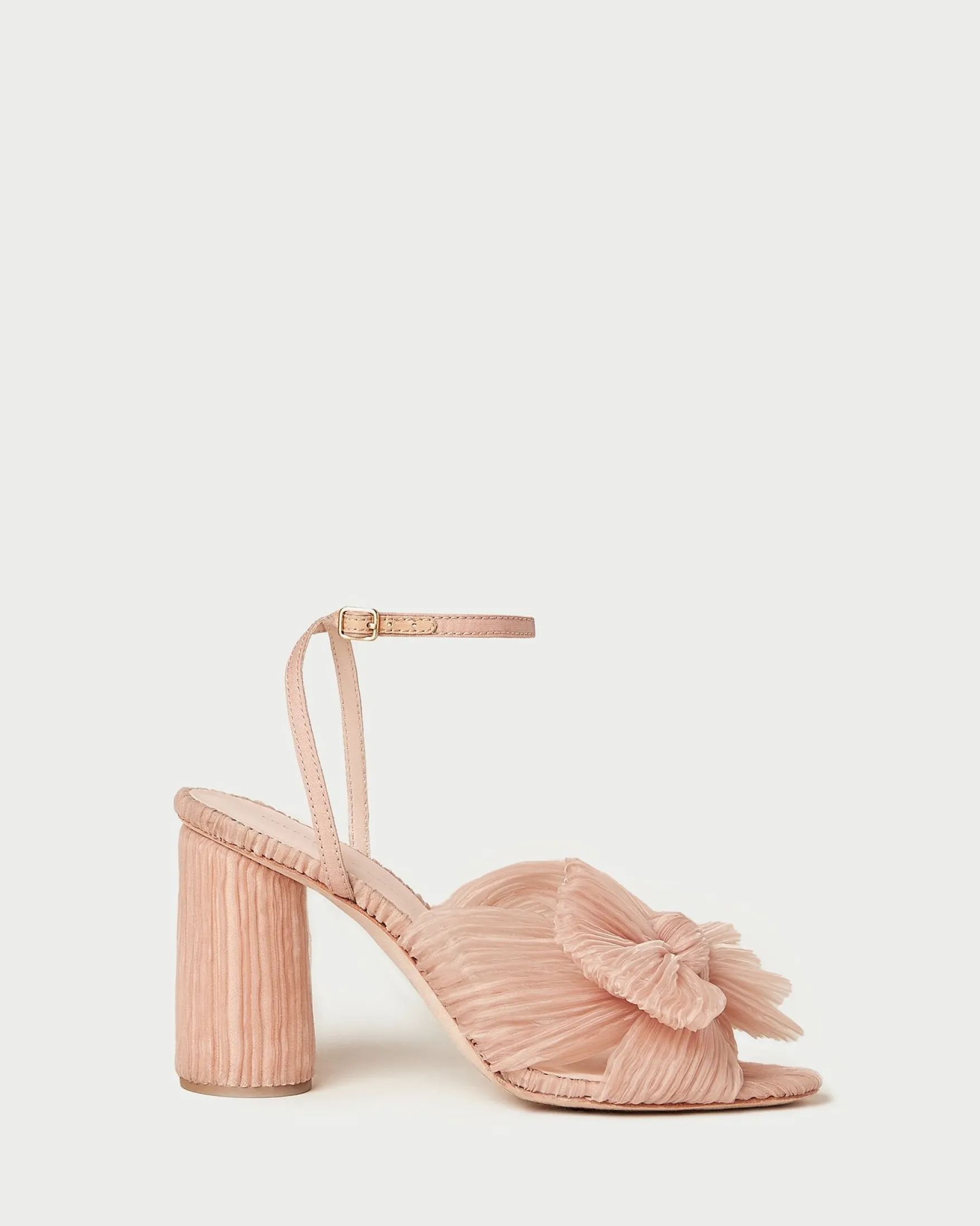Sale Camellia Pleated Bow Heel FOR THE BRIDE|Heeled Sandals