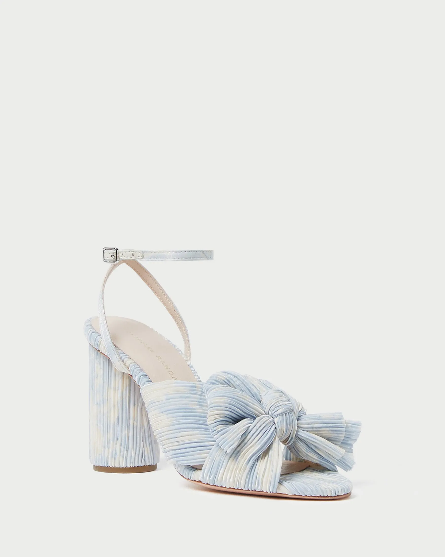 Sale Camellia Pleated Bow Heel FOR THE BRIDE|Heeled Sandals