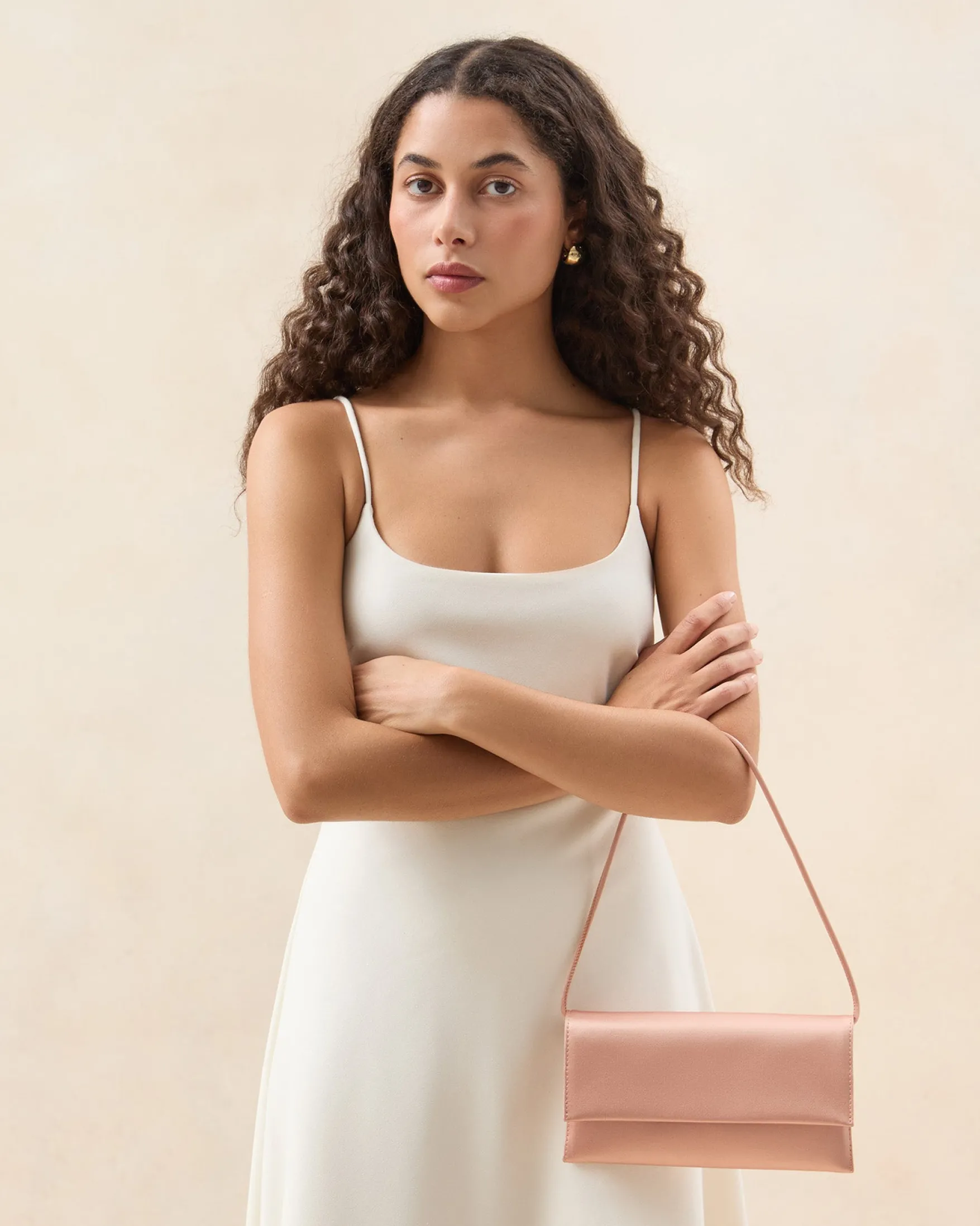 New Charlee Butter Leather Shoulder Bag FOR THE GUESTS|Event Essentials