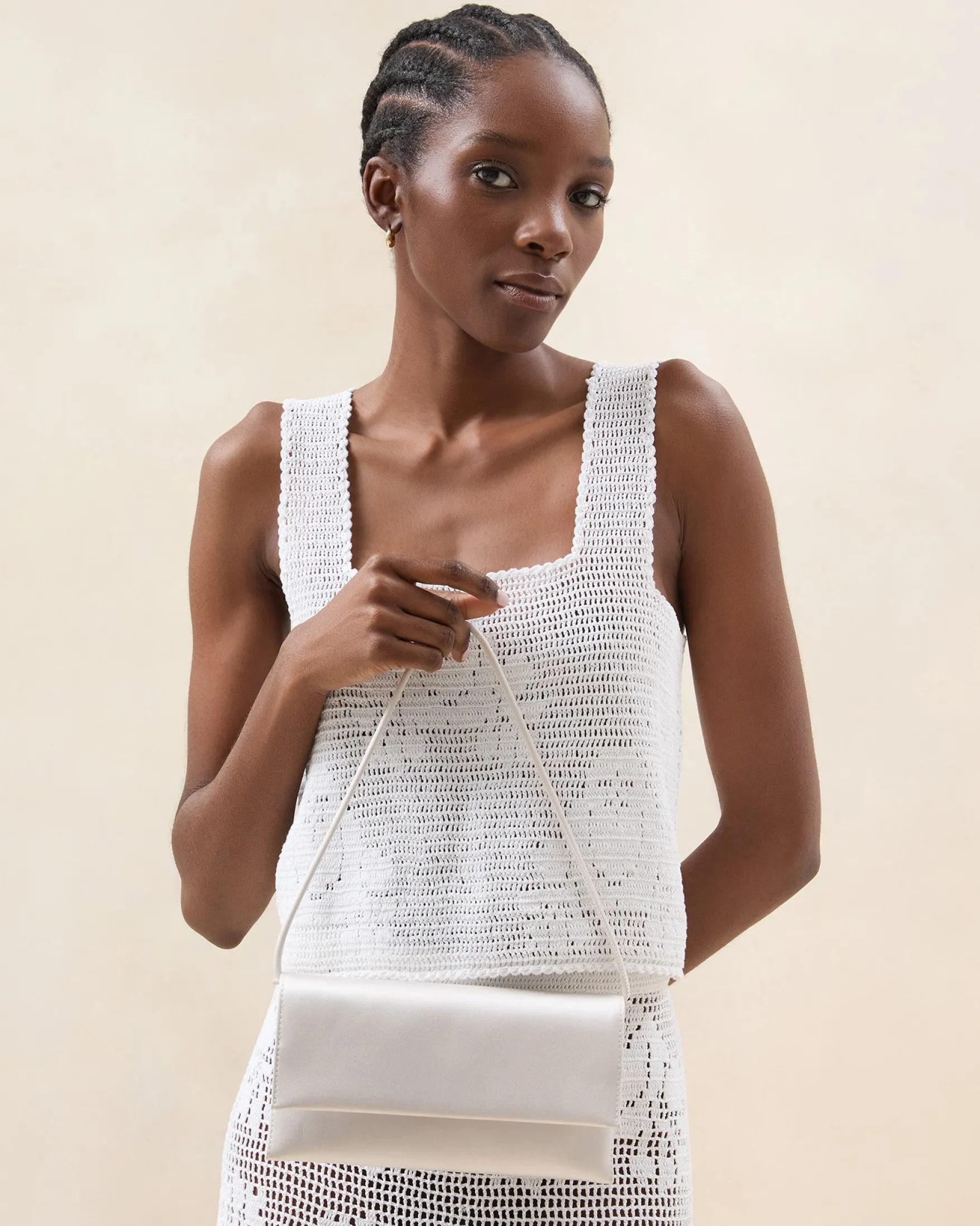 New Charlee Butter Leather Shoulder Bag FOR THE GUESTS|Event Essentials