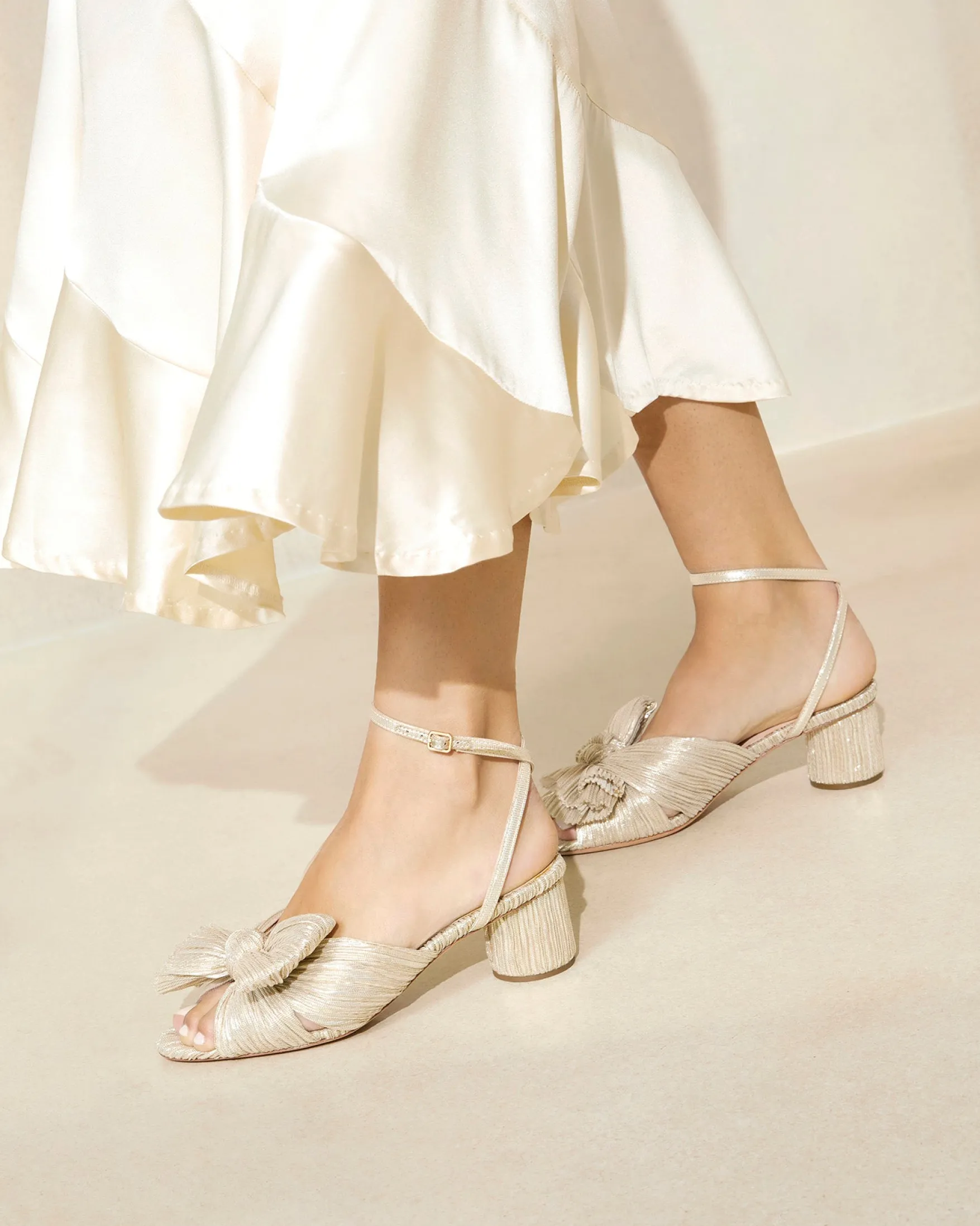 Online Dahlia Black Pleated Bow Heel Heeled Sandals