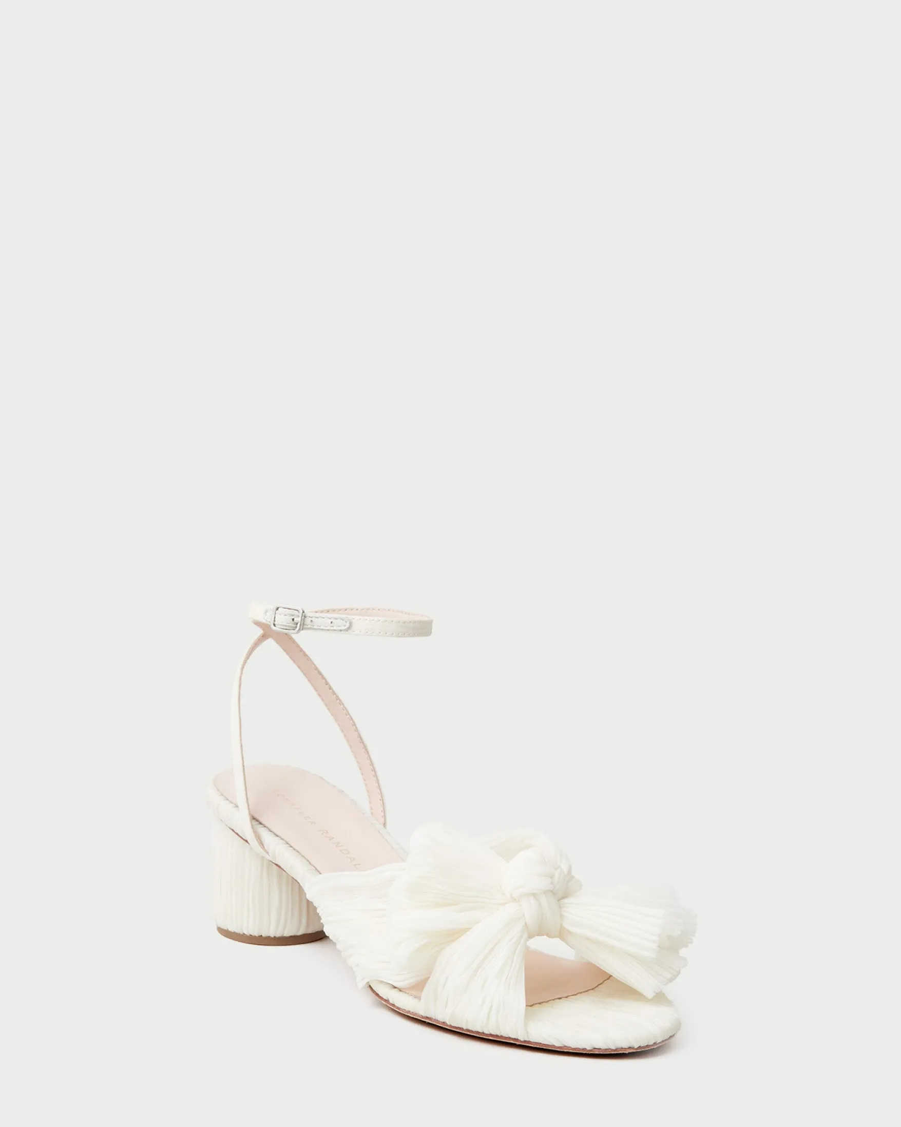 Sale Dahlia Pleated Bow Heel FOR THE GUESTS|FOR THE BRIDE