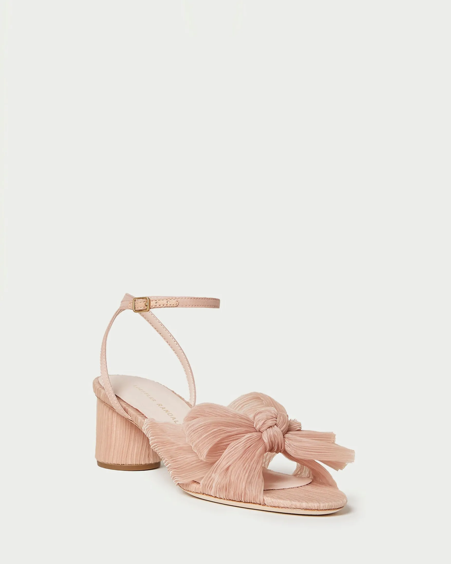 Dahlia Pleated Bow Heel SOMETHING BLUE|FOR THE BRIDE