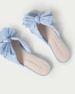 Outlet Daphne Bow Slide Flat Sandals