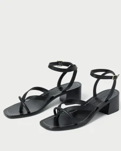 Online Eloise Leather Heeled Sandal Casual Staples|Heeled Sandals