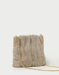 Ember Gold Diamanté Gathered Clutch FOR THE GUESTS|FOR THE BRIDE