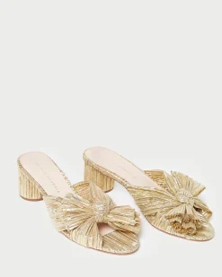 Online Emilia Bow Heel Heeled Sandals