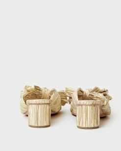 Online Emilia Bow Heel Heeled Sandals