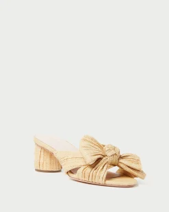 Online Emilia Bow Heel Heeled Sandals
