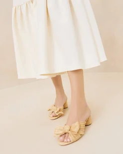 Online Emilia Bow Heel Heeled Sandals