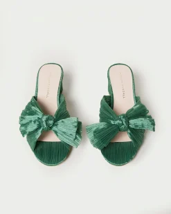 Online Emilia Bow Heel Heeled Sandals