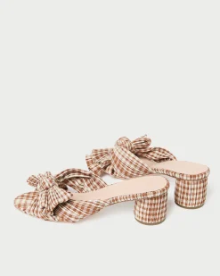 Online Emilia Bow Heel Heeled Sandals