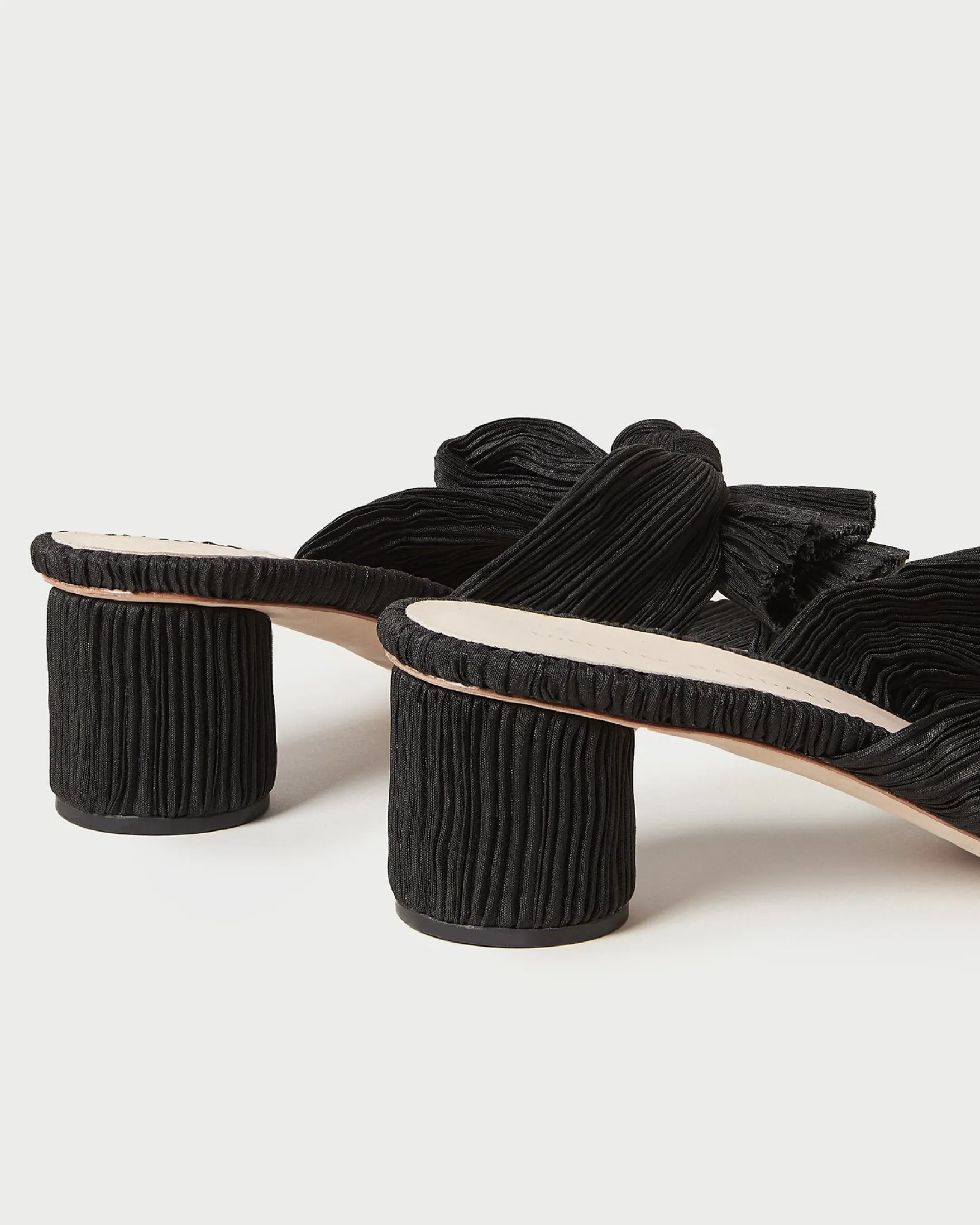 Discount Emilia Pleated Bow Heel FOR THE GUESTS|FOR THE BRIDE