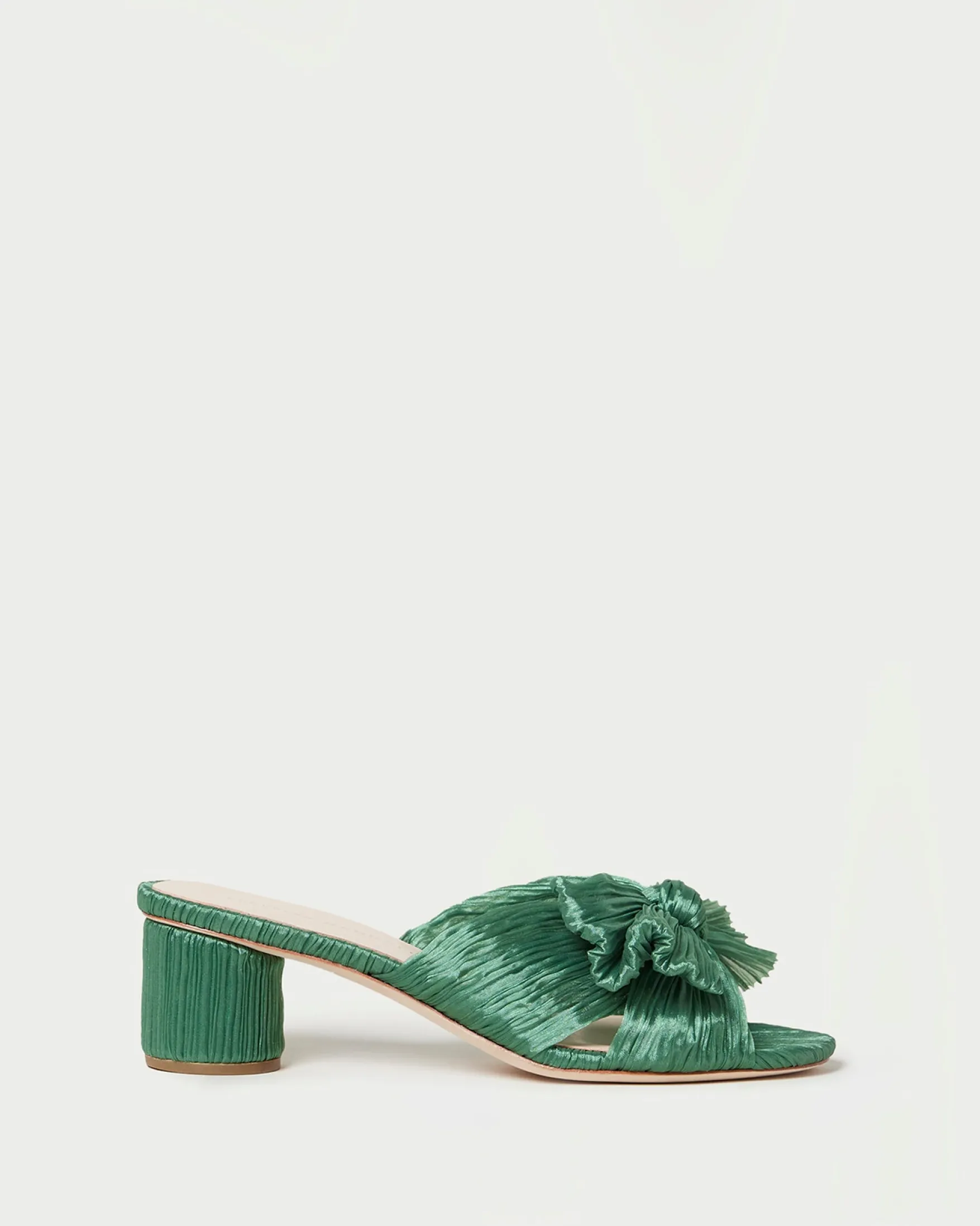 New Emilia Pleated Bow Heel FOR THE GUESTS|FOR THE BRIDE