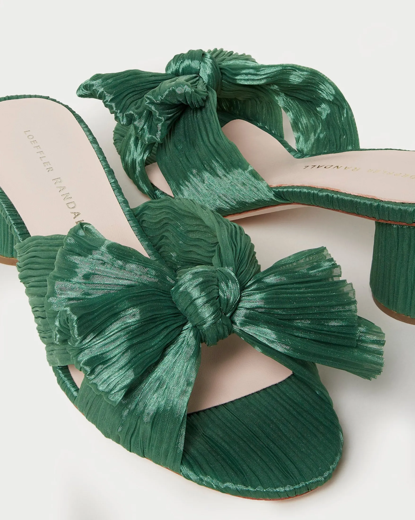 New Emilia Pleated Bow Heel FOR THE GUESTS|FOR THE BRIDE