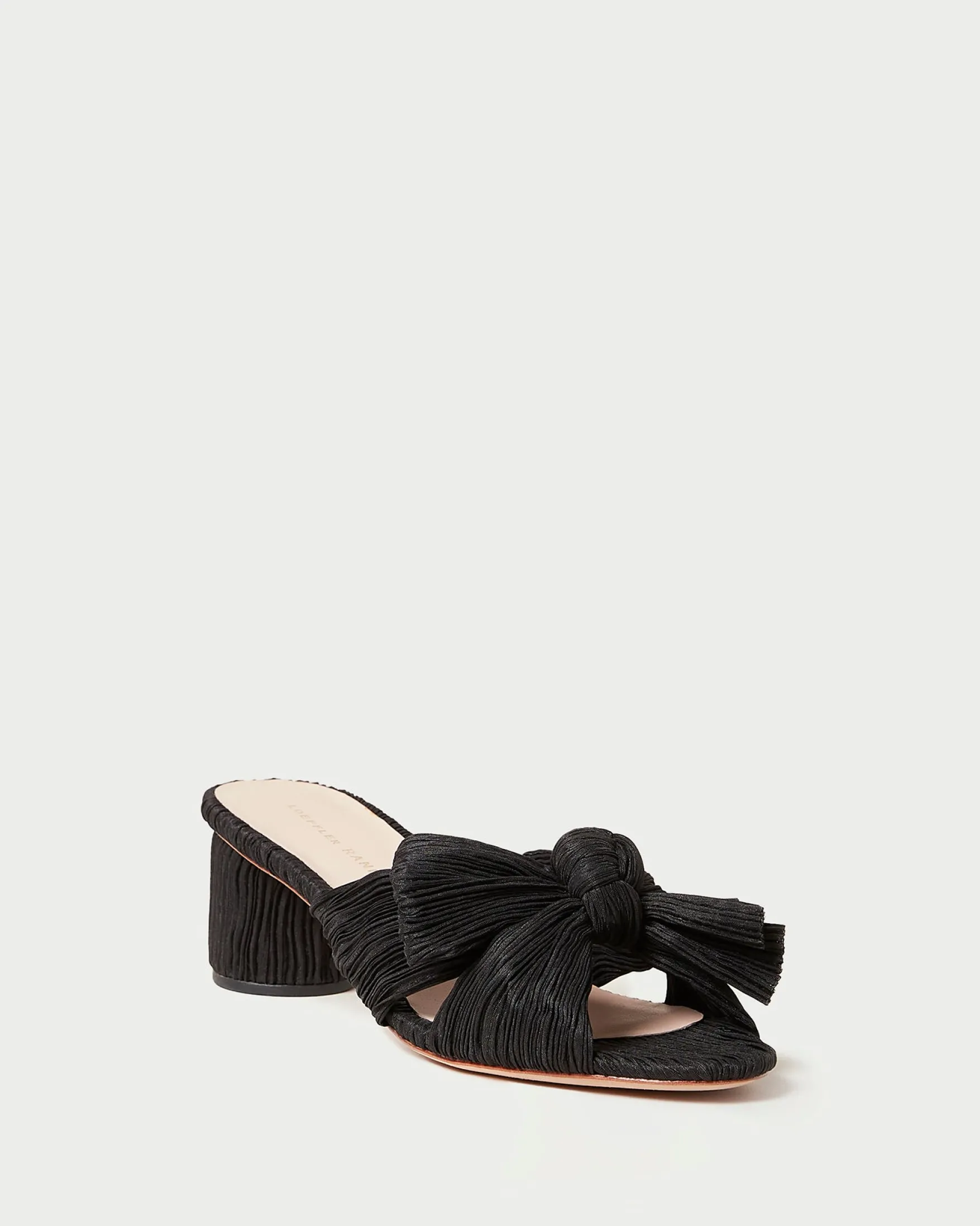 New Emilia Pleated Bow Heel FOR THE GUESTS|FOR THE BRIDE