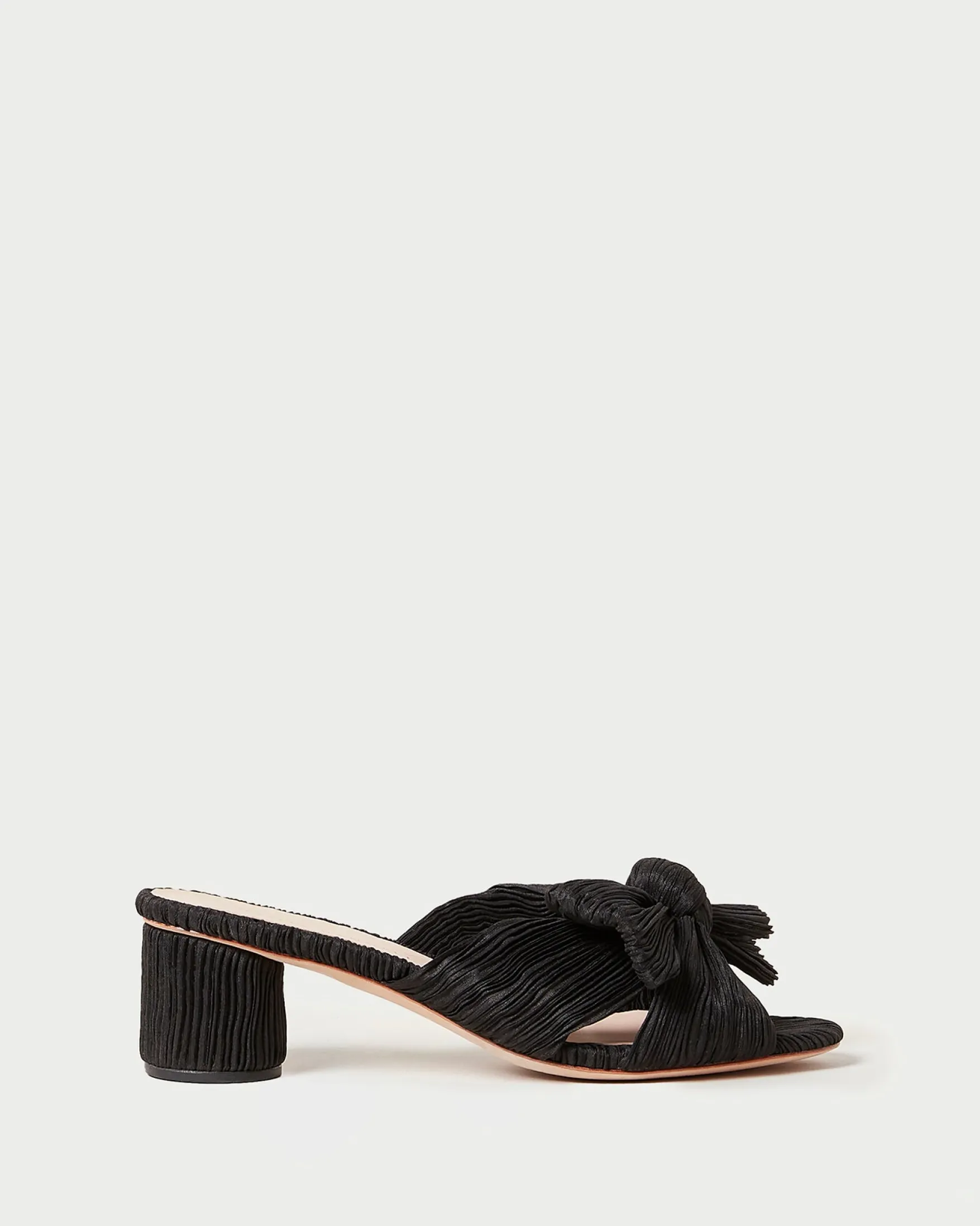 New Emilia Pleated Bow Heel FOR THE GUESTS|FOR THE BRIDE