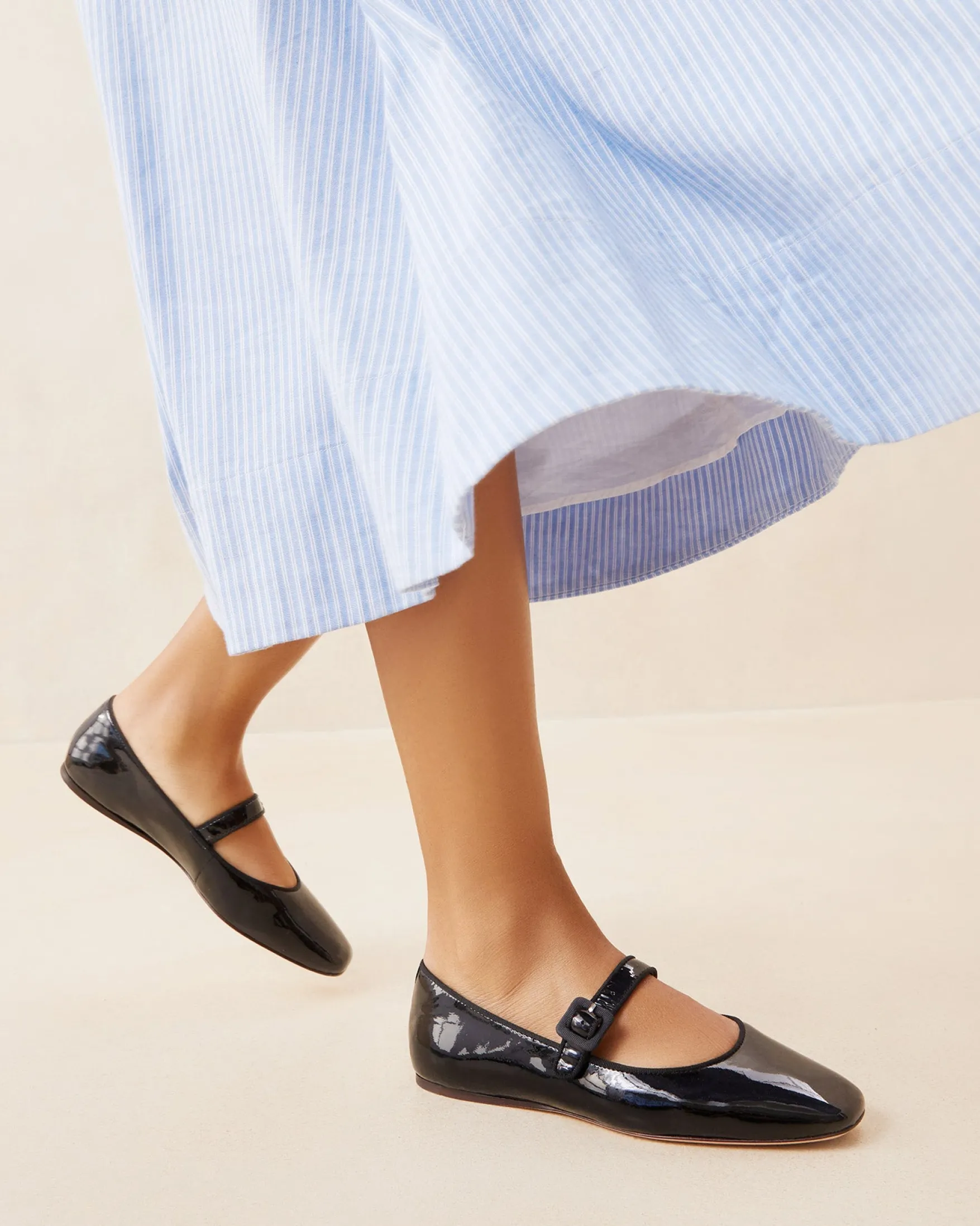 Online Ginger Blue Stripe Mary Jane Casual Staples|Jessie Loves