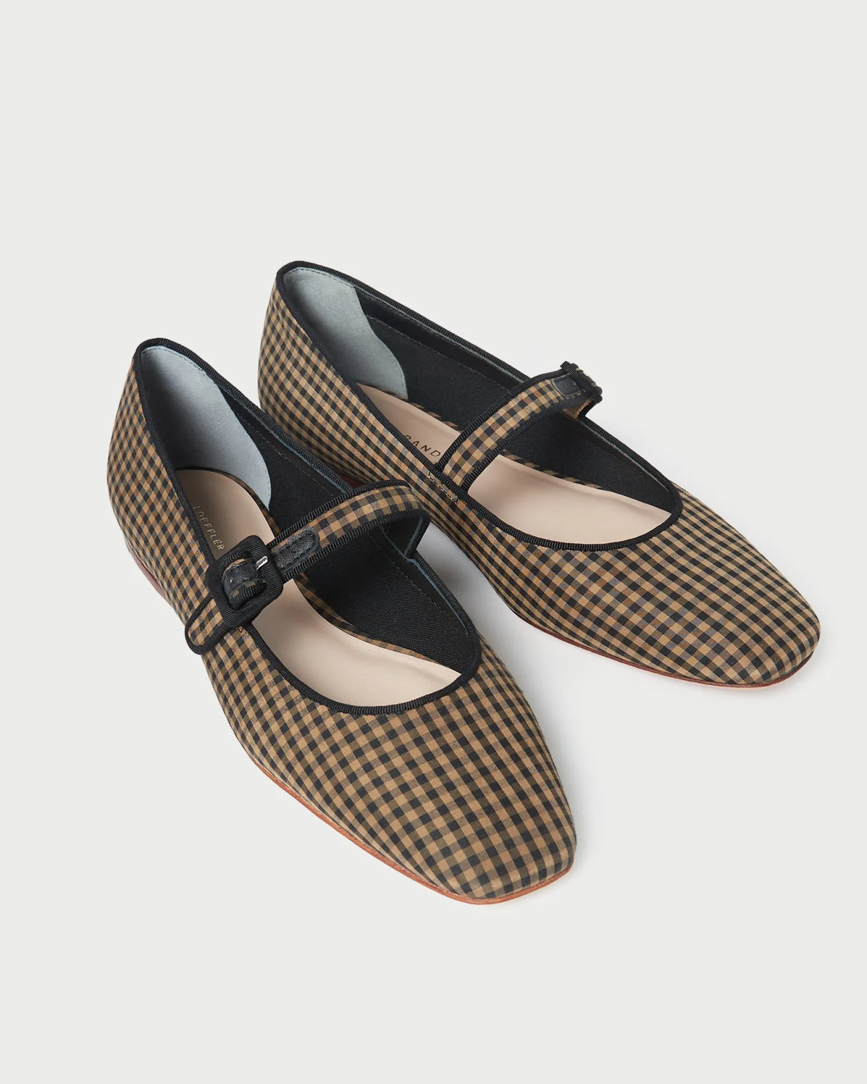Online Ginger Brown Moiré Mary Jane Jessie Loves|Flats & Loafers