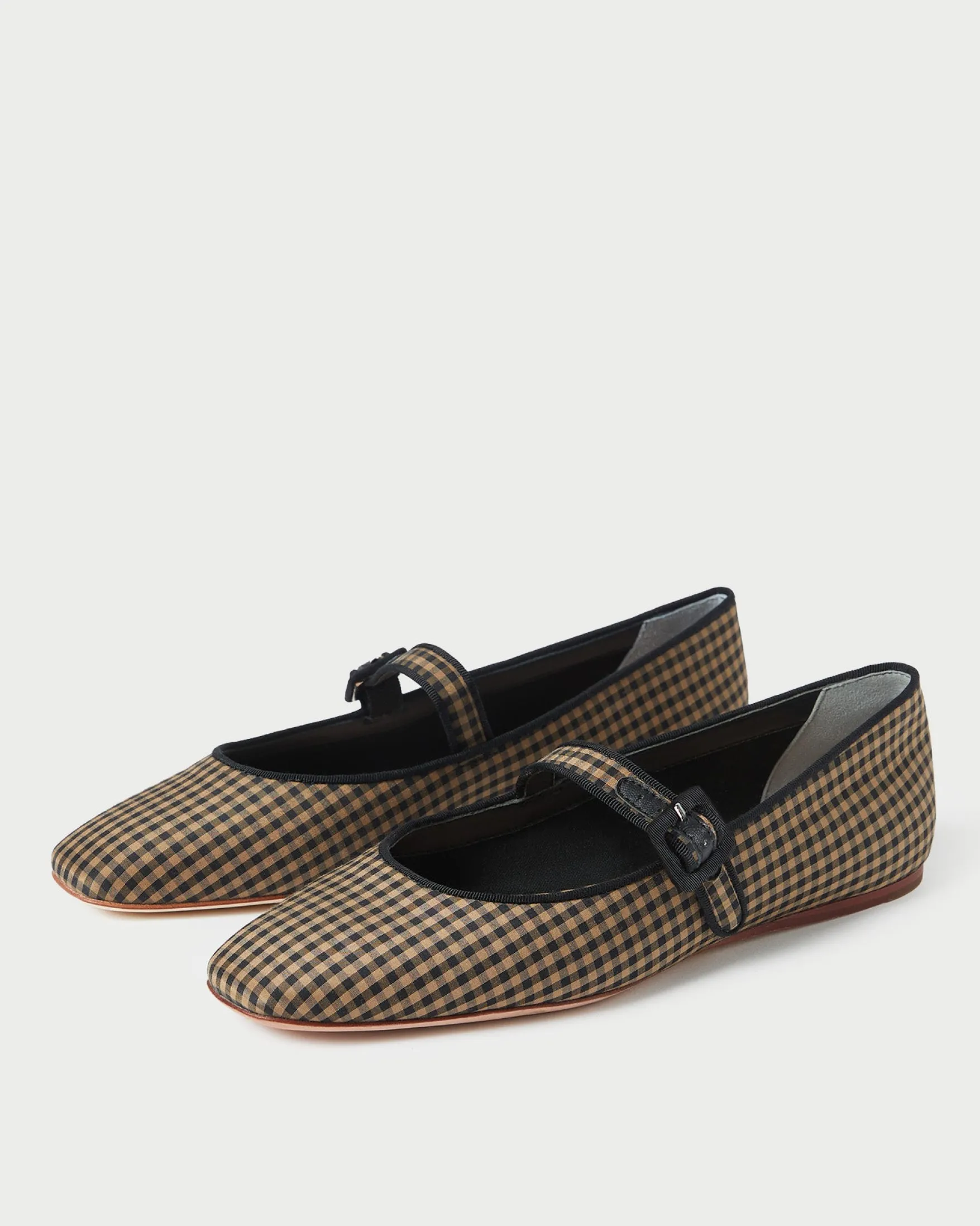 Online Ginger Brown Moiré Mary Jane Jessie Loves|Flats & Loafers