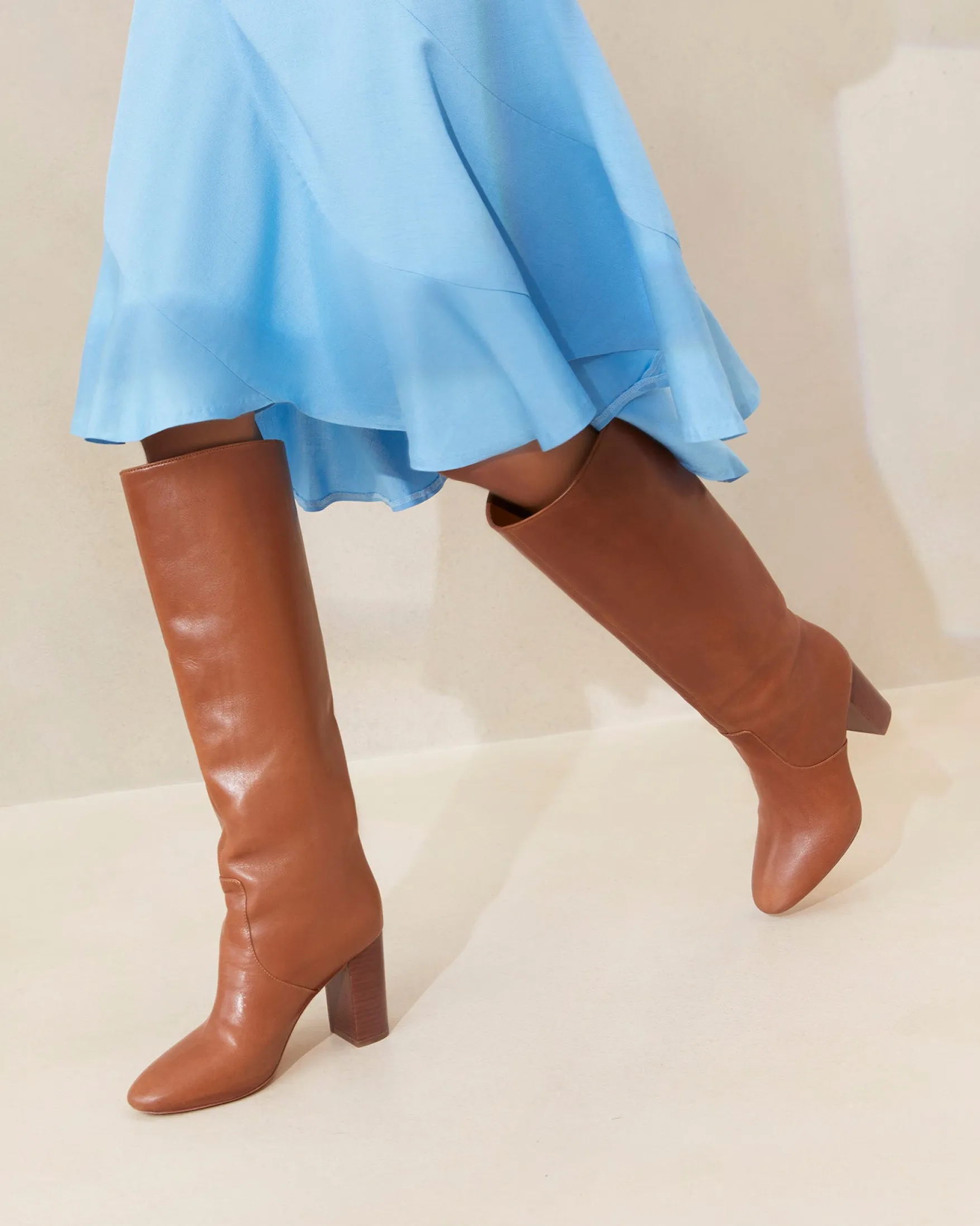Outlet Goldy Cognac Tall Boot Boots
