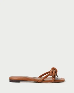 Hadley Leather Bow Sandal SOMETHING BLUE|FOR THE BRIDE
