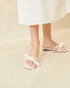 Clearance Hadley Brown Bow Sandal Casual Staples|Vacation Shop