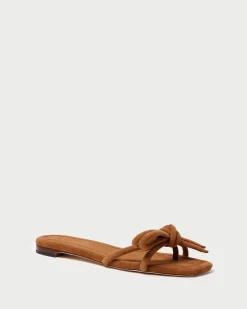 Clearance Hadley Brown Bow Sandal Casual Staples|Vacation Shop