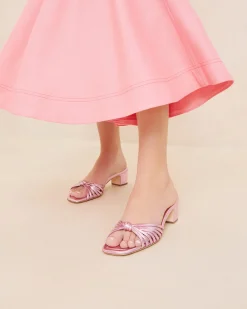 New Hazel Leather Knot Mule FOR THE GUESTS|FOR THE BRIDE