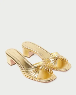 New Hazel Leather Knot Mule FOR THE GUESTS|FOR THE BRIDE