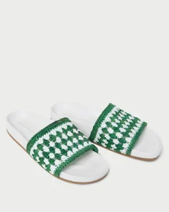 Outlet Henri Crochet Leather Sandal Jessie Loves|Flat Sandals