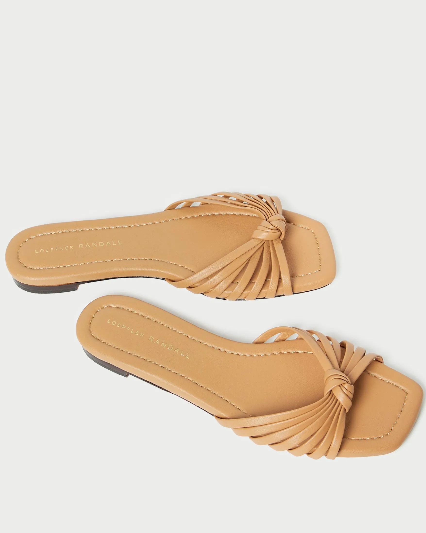 Hot Izzie Leather Knot Sandal FOR THE BRIDE|Flat Sandals