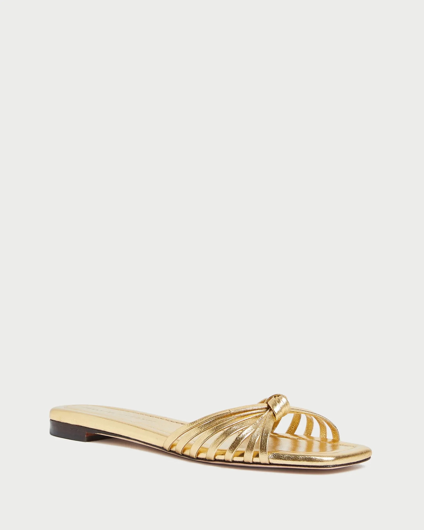 Hot Izzie Leather Knot Sandal FOR THE BRIDE|Flat Sandals
