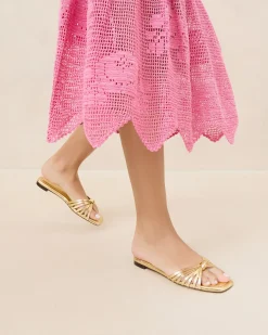 Sale Izzie Leather Knot Sandal FOR THE BRIDE|Casual Staples