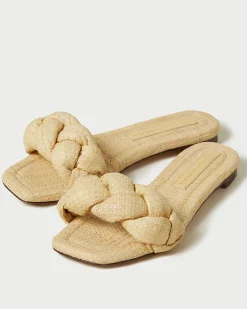 Discount Joanna Denim Braided Sandal FOR THE BRIDE|Flat Sandals