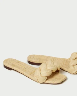 Discount Joanna Denim Braided Sandal FOR THE BRIDE|Flat Sandals